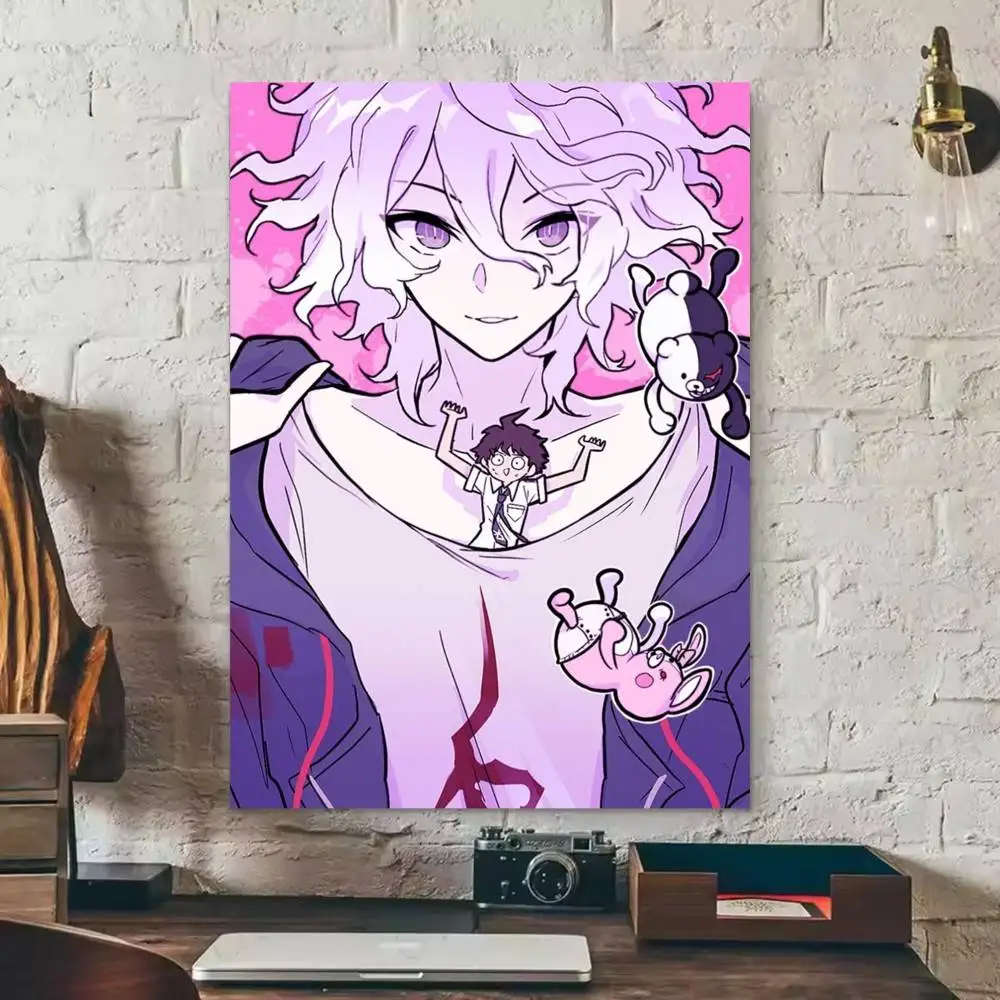 Nagito Komaeda Danganronpa   Poster Waterproof HD Art Wall Decal Self-Adhesive Print