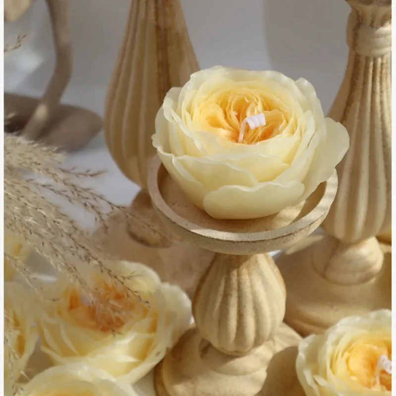 

Handcrafted Floristry Aromatherapy Natural Plant Essential Oil Candle Artificial Rose Scent Diffuser Elegantly Packaged Favor