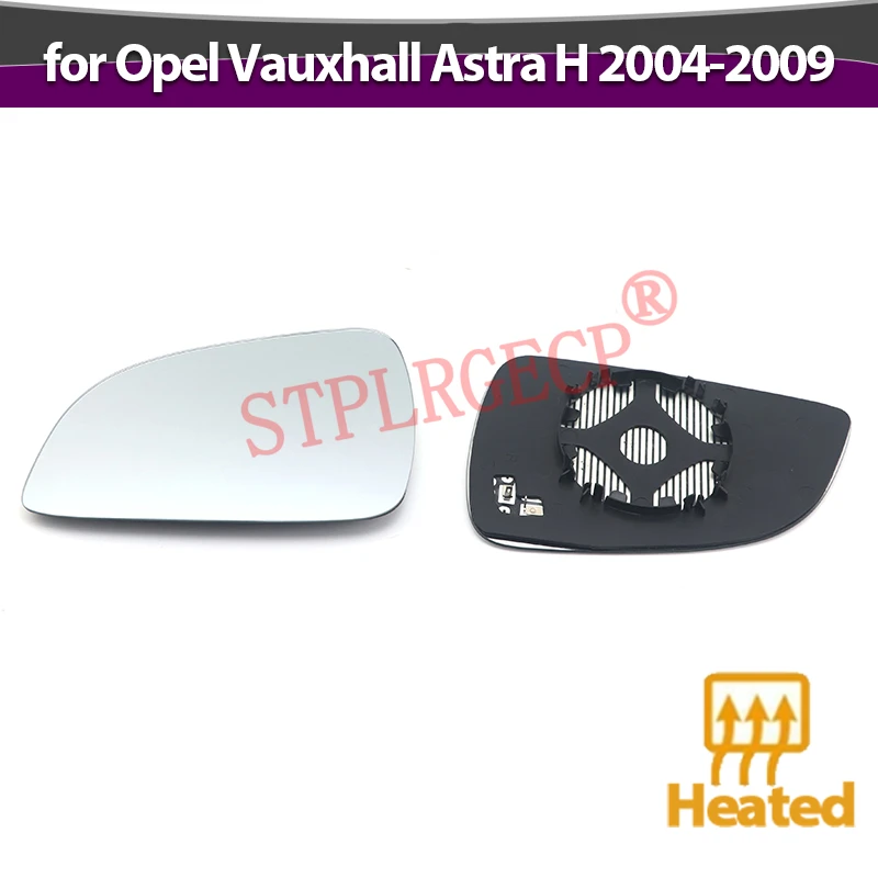 For Opel Vauxhall Astra H 2004-2009 Car Left or Right Side Rear View Mirror Heating Rearview Mirror Glass Replacement LH RH