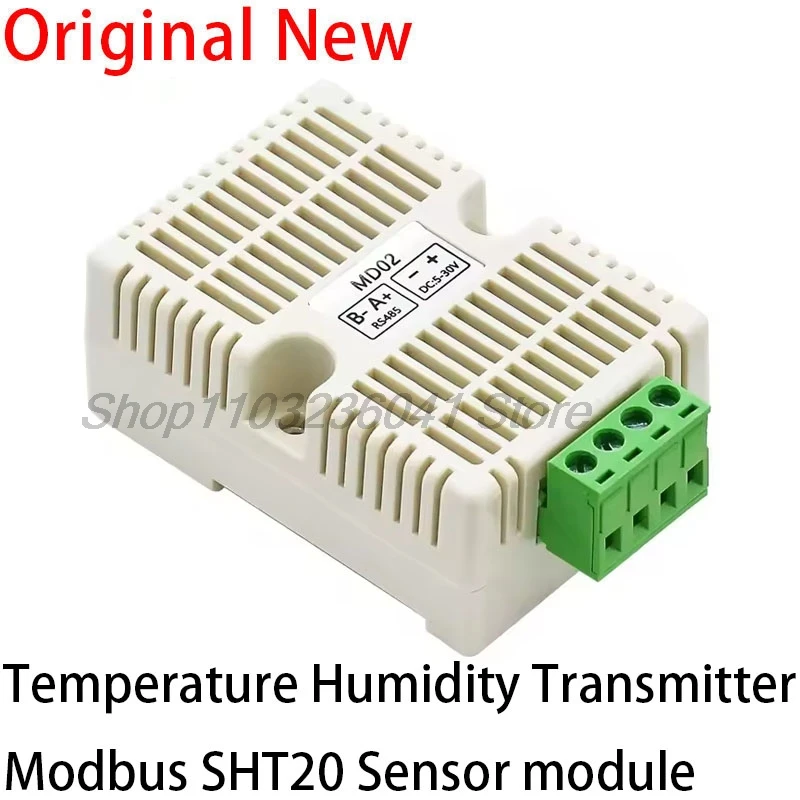XY-MD02 Temperature and Humidity Transmitter Detection Sensor Module Modbus SHT40 Temperature Sensor RS485 Signal Analog