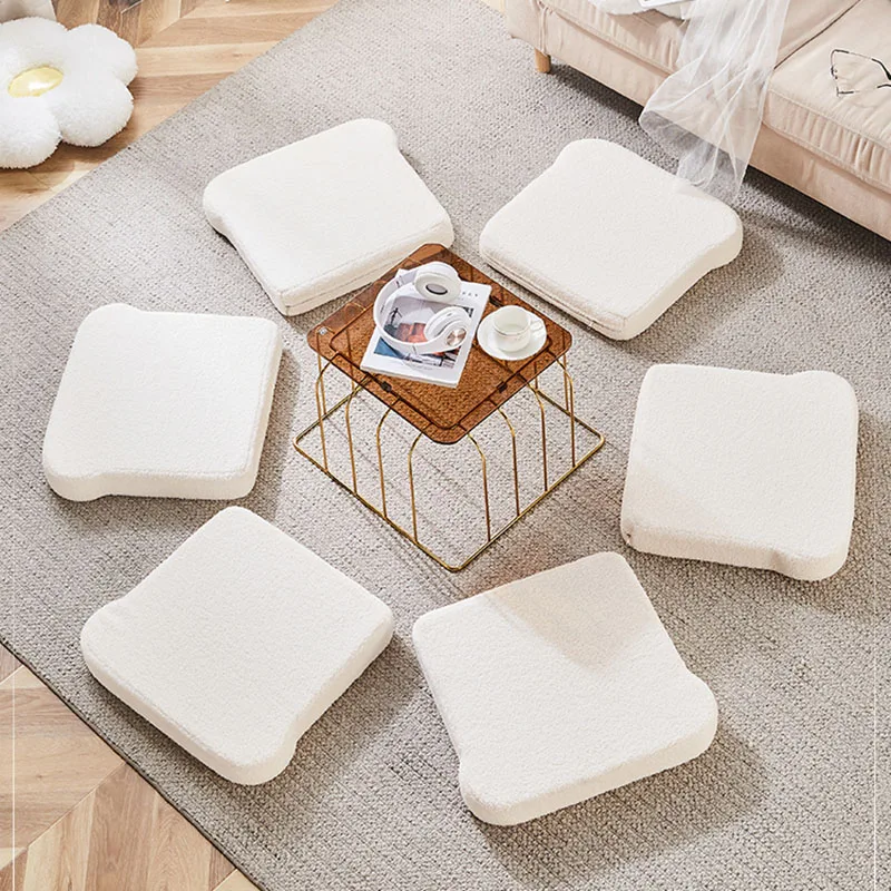 Luxury Cashmere Living Room Central Coffee Tables Combination Sofa Stools Multi functional Tea Table Stool Auxiliary Furniture