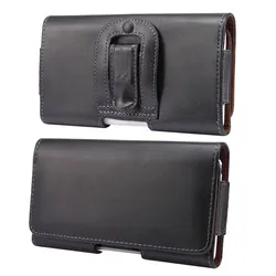 Custodia per fondina con Clip da cintura per cellulare da 4.0 - 7.2 pollici per iphone 15 14 Pro Max Samsung S24 S23 borsa da cintura con copertura in pelle Ultra Xiaomi