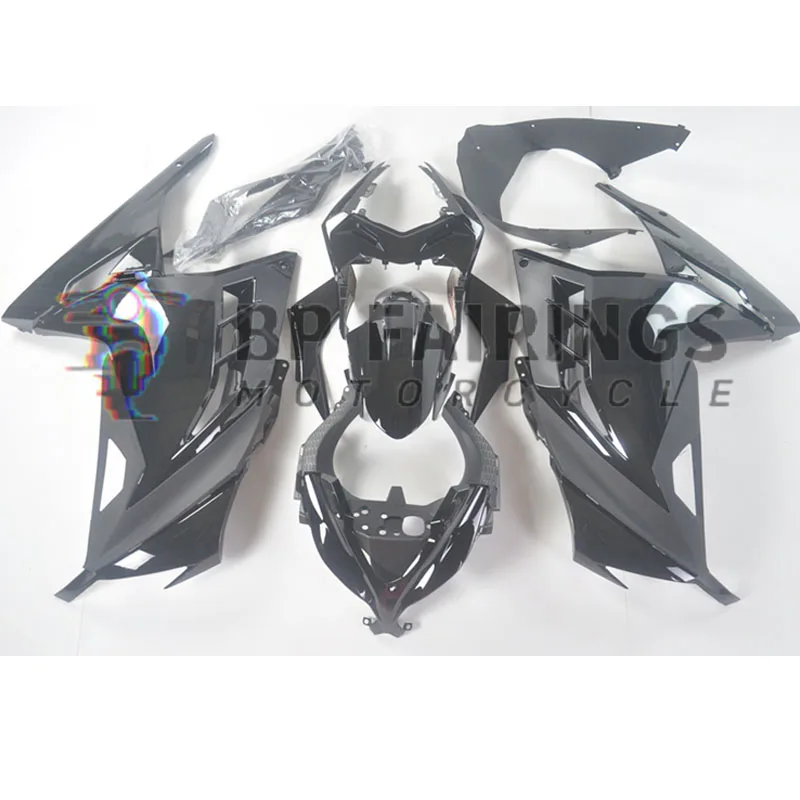 New ABS Injection Molding Fairings Kits Fit For Ninja300 EX300 ZX-3R ZX3R 2013 2014 2015 2016 2017 Bodywork Set Bright Black