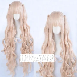 Anime Rozen Maiden Kirakishou Cosplay Wig Long Curly Heat Resistant Synthetic Wigs for Halloween Costume Role Play Chip Ponytaii