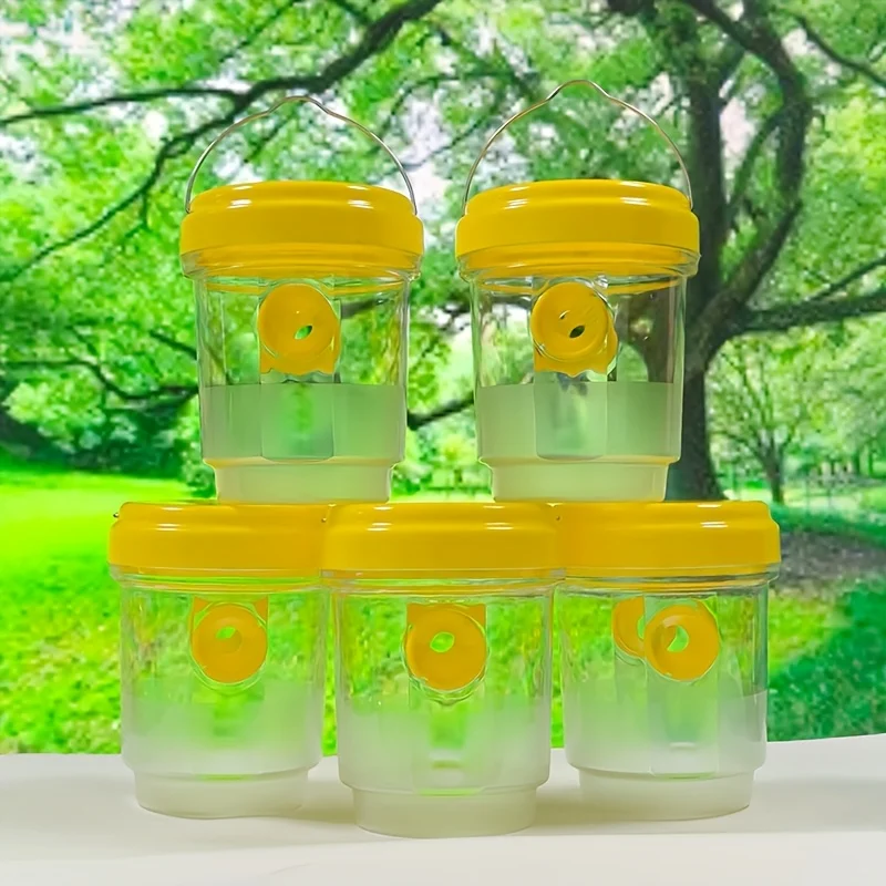 Trappole per insetti sostenibili e riutilizzabili, adatte per il monitoraggio dei parassiti negli api, giardini vegetali e trappola per mosche