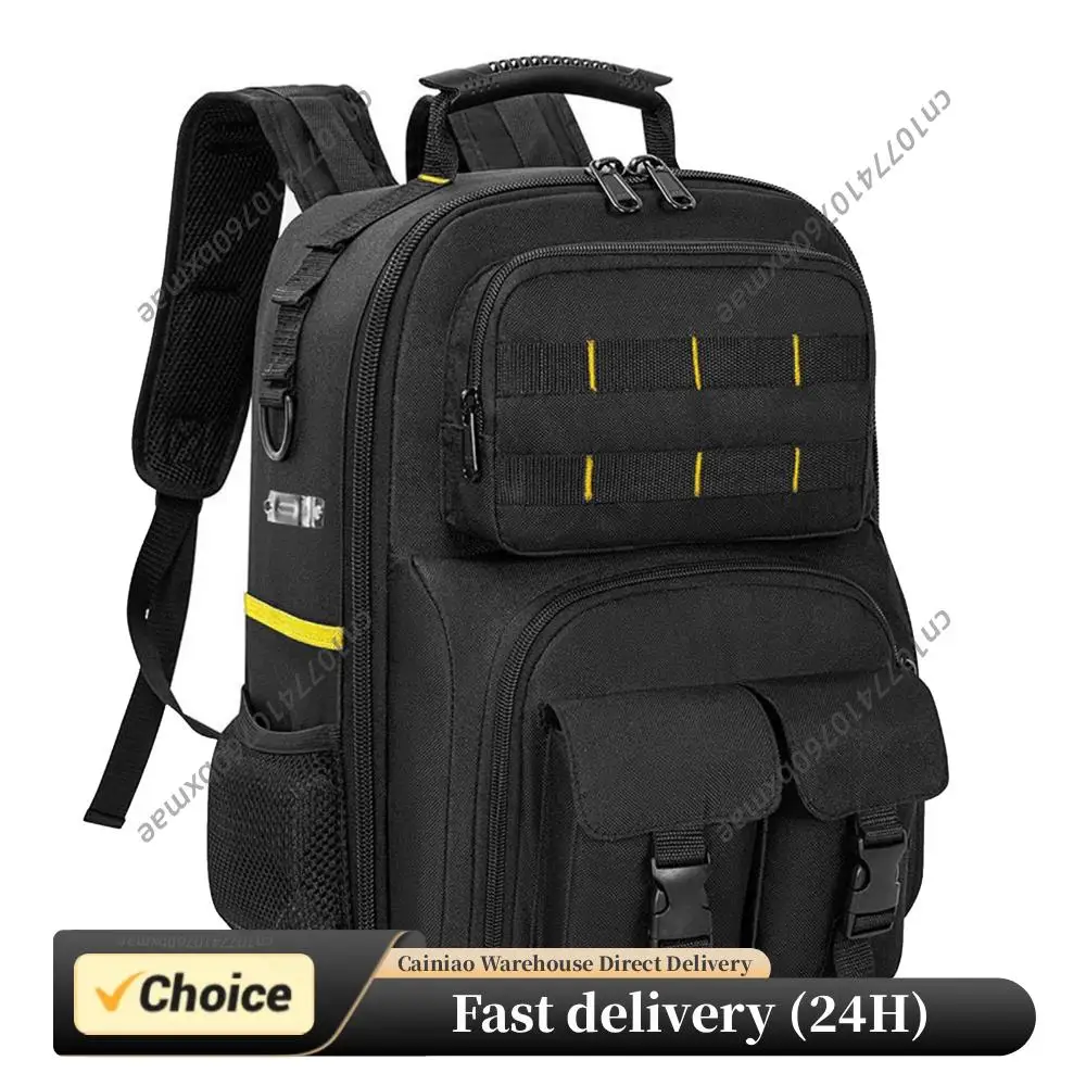 heavy-duty-electrician-backpack-wear-resist-multi-compartment-organizer-bag-hardware-tool-storage-bag-for-hvac-cable-repairman
