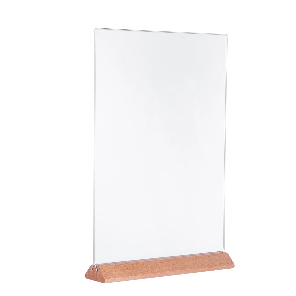 

Acrylic Dining Brand Display Stand Holder Business Card Table Menu Holders Sign