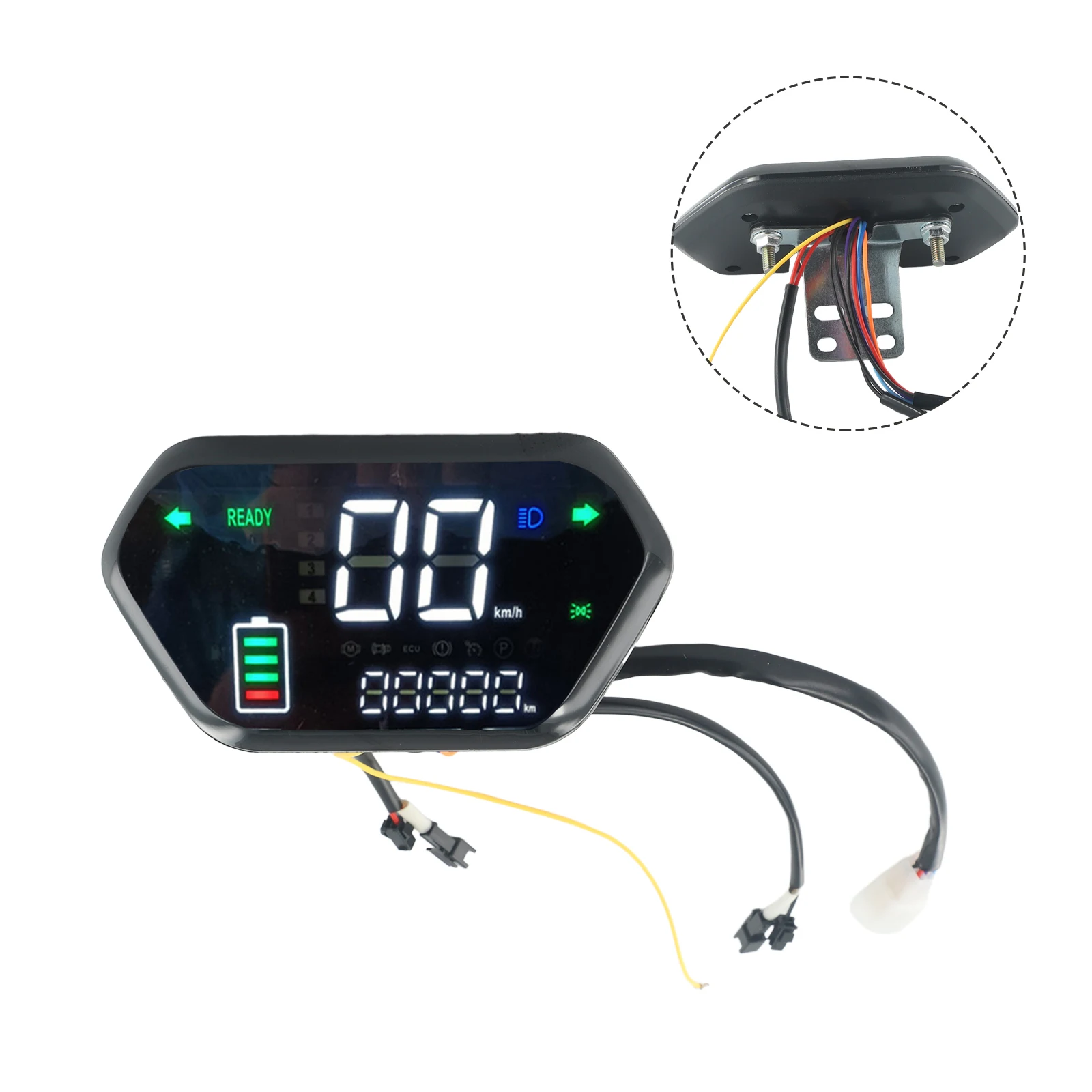 Easy to install Motor Controller Display Panel for EBike Electric Scooter Motor 48V 60V 72V Support Voltage Conversion