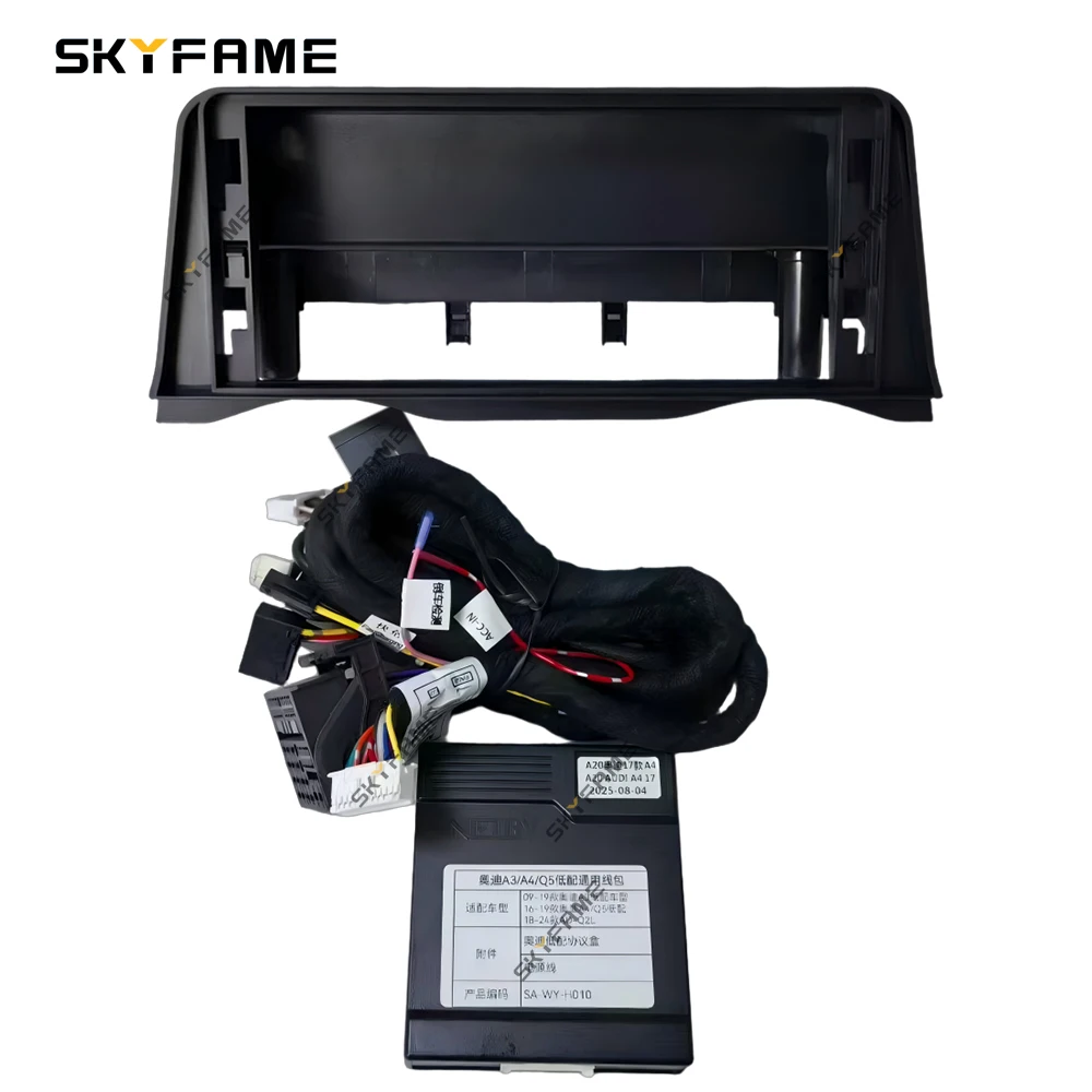 

SKYFAME 12,3-дюймовый автомобильный рамочный адаптер Canbus Box Android Радиоприборная панель Комплект панели для Audi Q2 Q2L