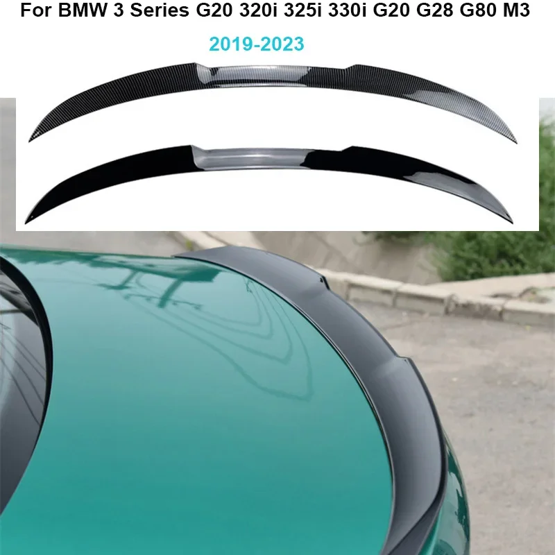 

2019 - 2023 For BMW 3 Series G20 320i 325i 330i G20 G28 G80 M3 Style Car Rear Trunk Roof Spoiler Wings Tail Roof Spoilers Wing