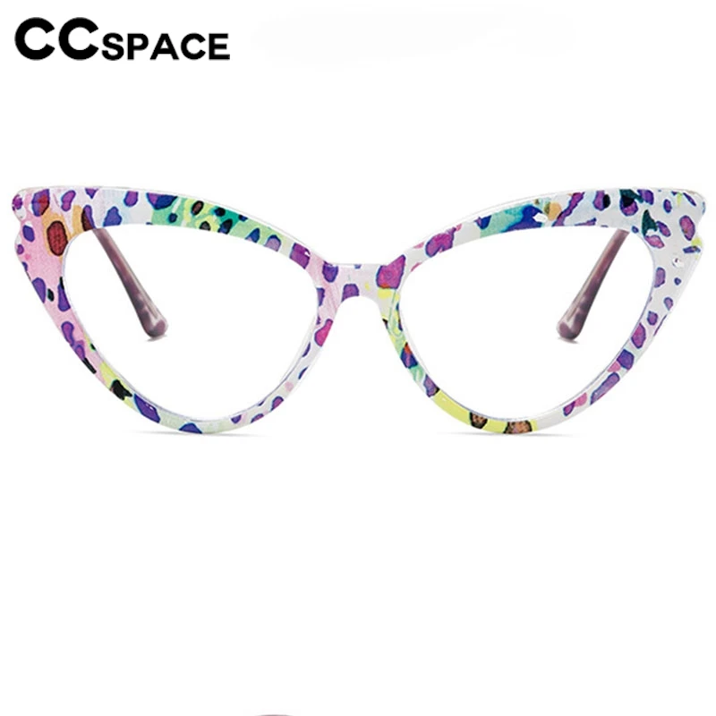 Colorful Stripe Reading Glasses Women Fashion Cat Eye Resin Optical Presbyopic Eyeglass Custom Diopter+50~+600 #304124