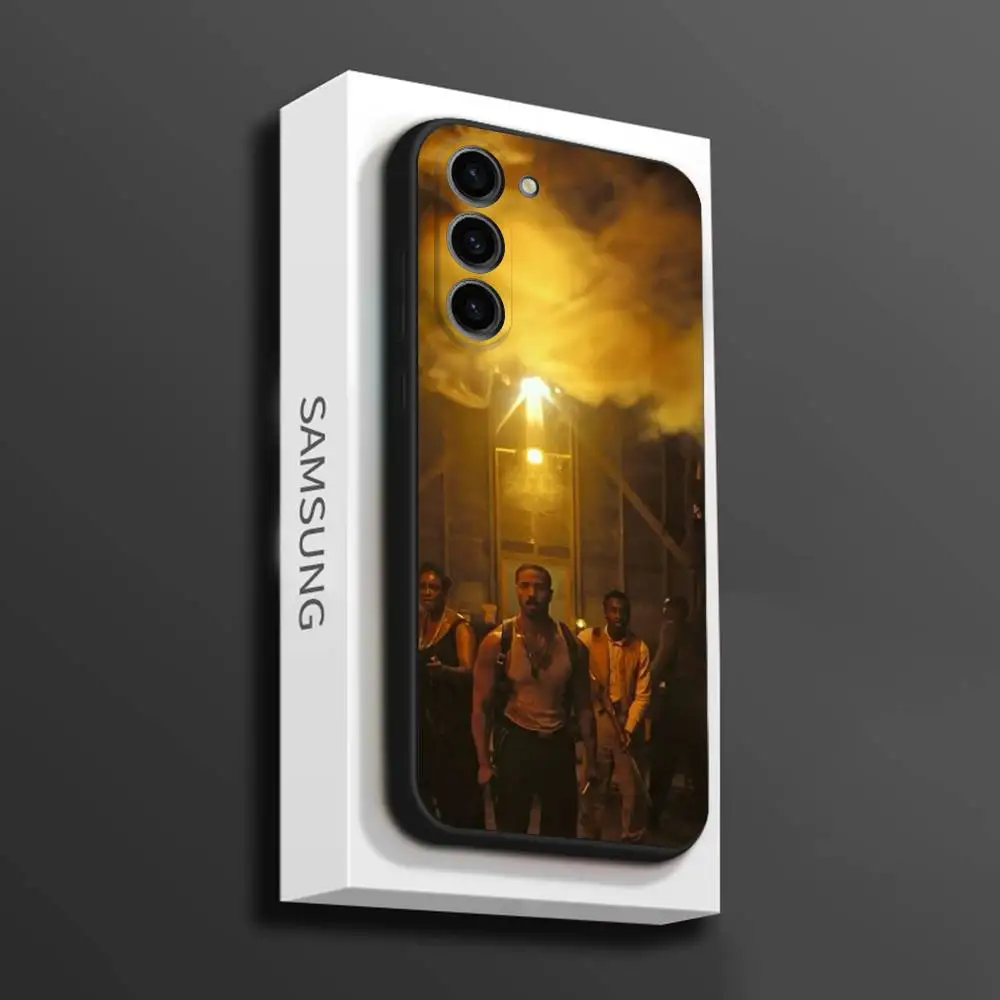 حافظة لهاتف سامسونج جالاكسي A 73,72,51,53,52,71,22,5G,Note,J7,8,9 غطاء أسود ناعم من S-Sinners Movie 2025