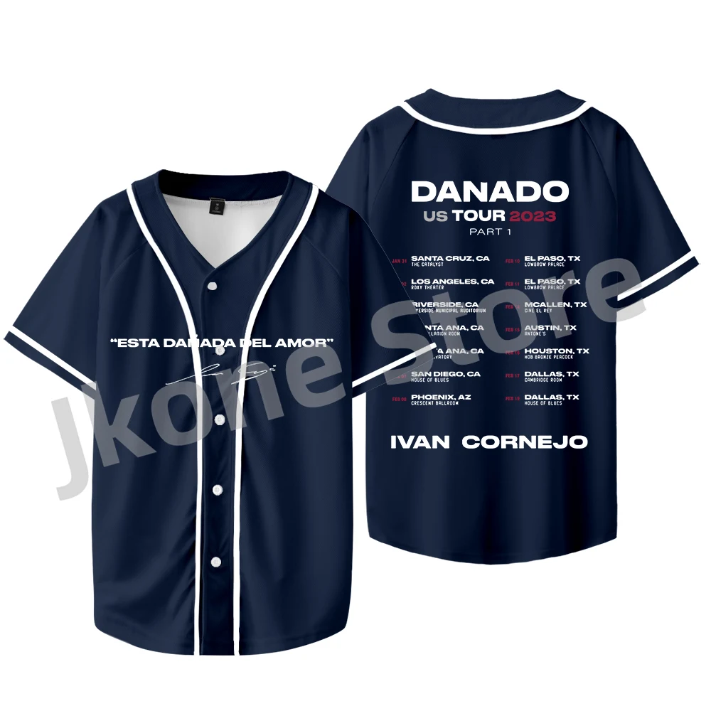 Ivan Cornejo T-shirts Tour Merch Baseball Jacket Summer Women/Men Fashion Casual Short Sleeve Tee