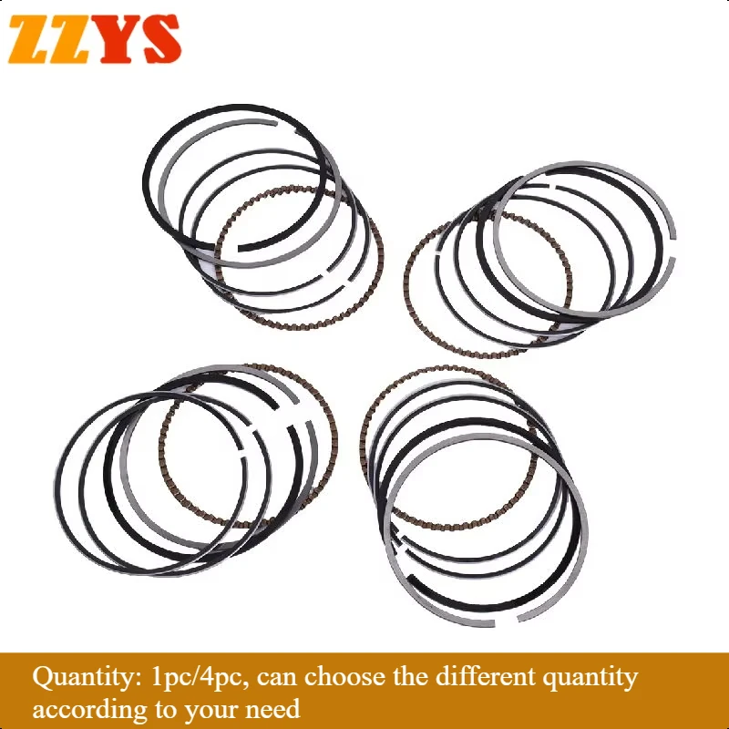 دراجة نارية 55 55.25 55.50 55.75 56 مللي متر المكبس خواتم لهوندا CB400 CB-1 CB1 CB400 SF VFR400 VFR400R RVF400 NC21 NC24 NC30 NC35 #1