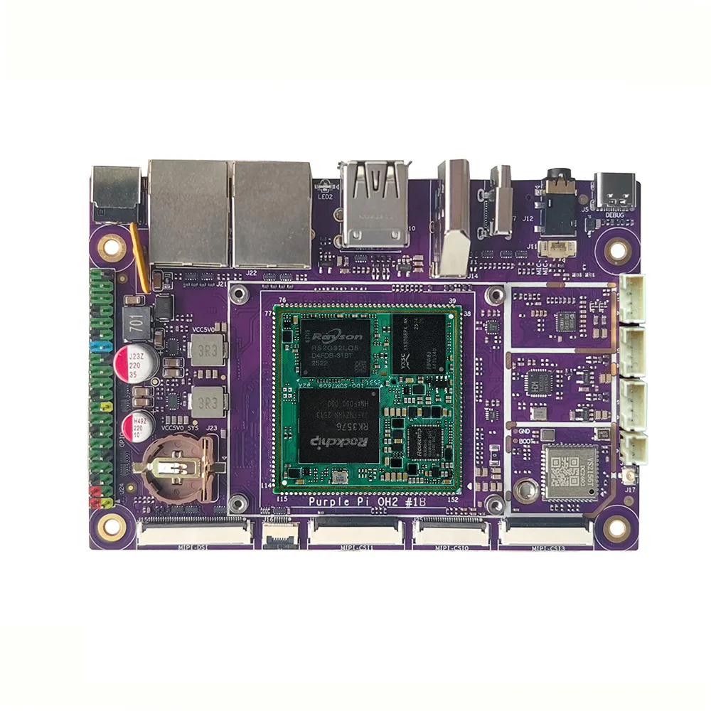 

Purple Pi OH2 Pro: RK3576 Open-Source Dev Board for Android/Linux AI Industrial Kits