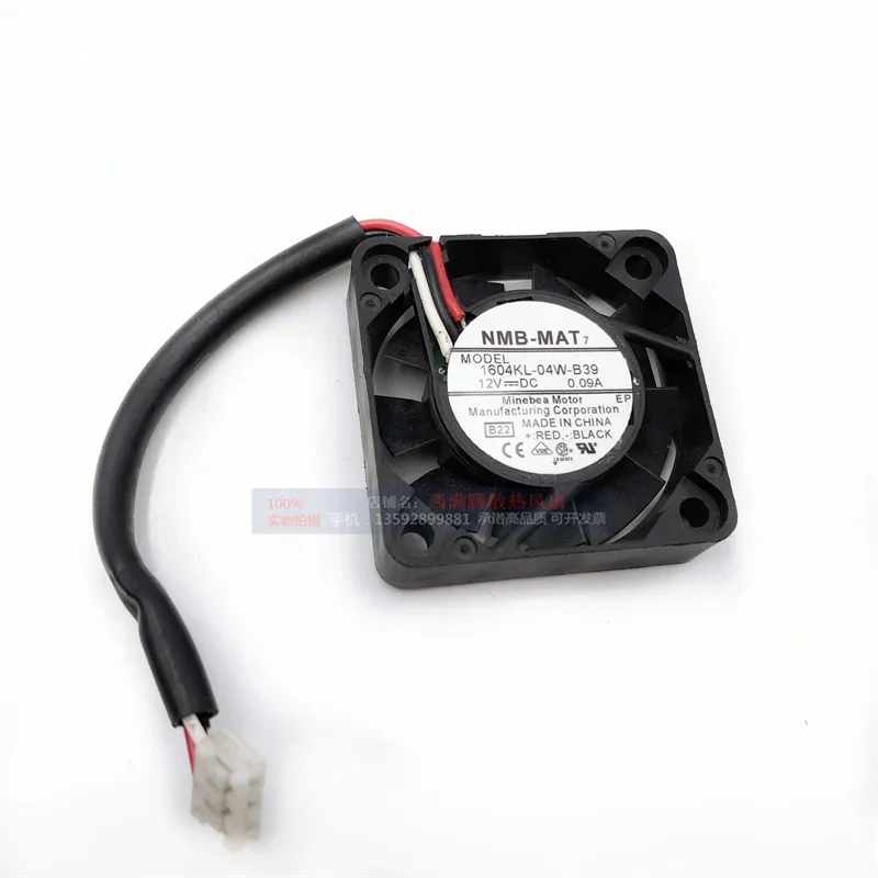 New CPU Cooling Fan for NMB 1604KL-04W-B39 4010 12V 0.09A 4cm Drive Dedicated Cooler Fan 40x40x10mm