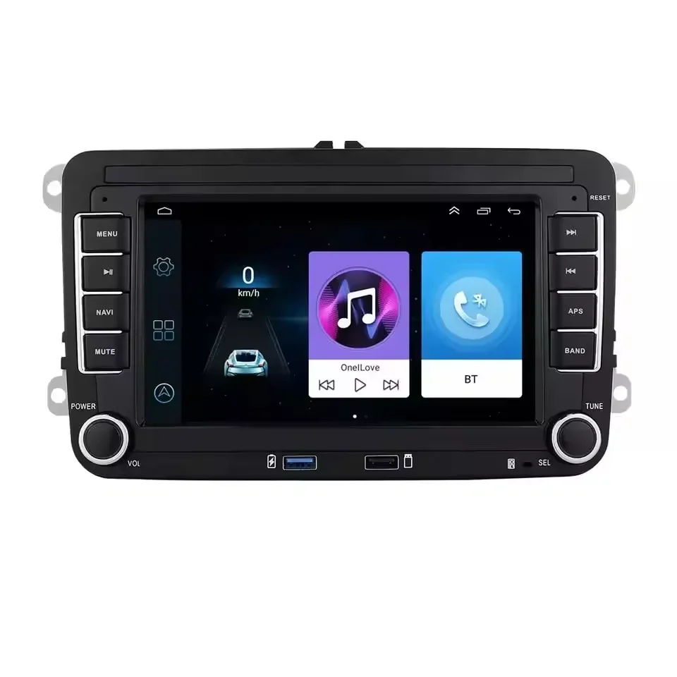 

7-дюймовый видеоплеер, автомобильный DVD-плеер, двойной USB, встроенный Carplay Navi для VW, Skoda Seat, для гольфа