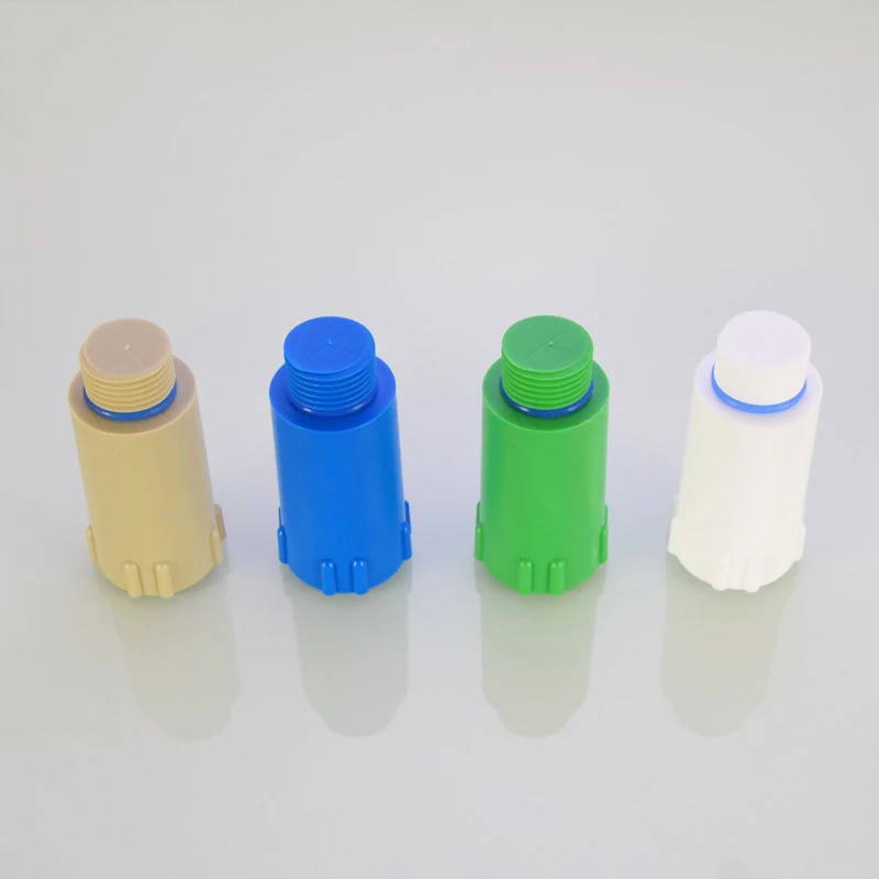 Tapón de presurización para tubería de agua, anillo de sellado de goma de 20mm, DN15, macho de 1/2 ", tapa de tubería PPR de 5 colores