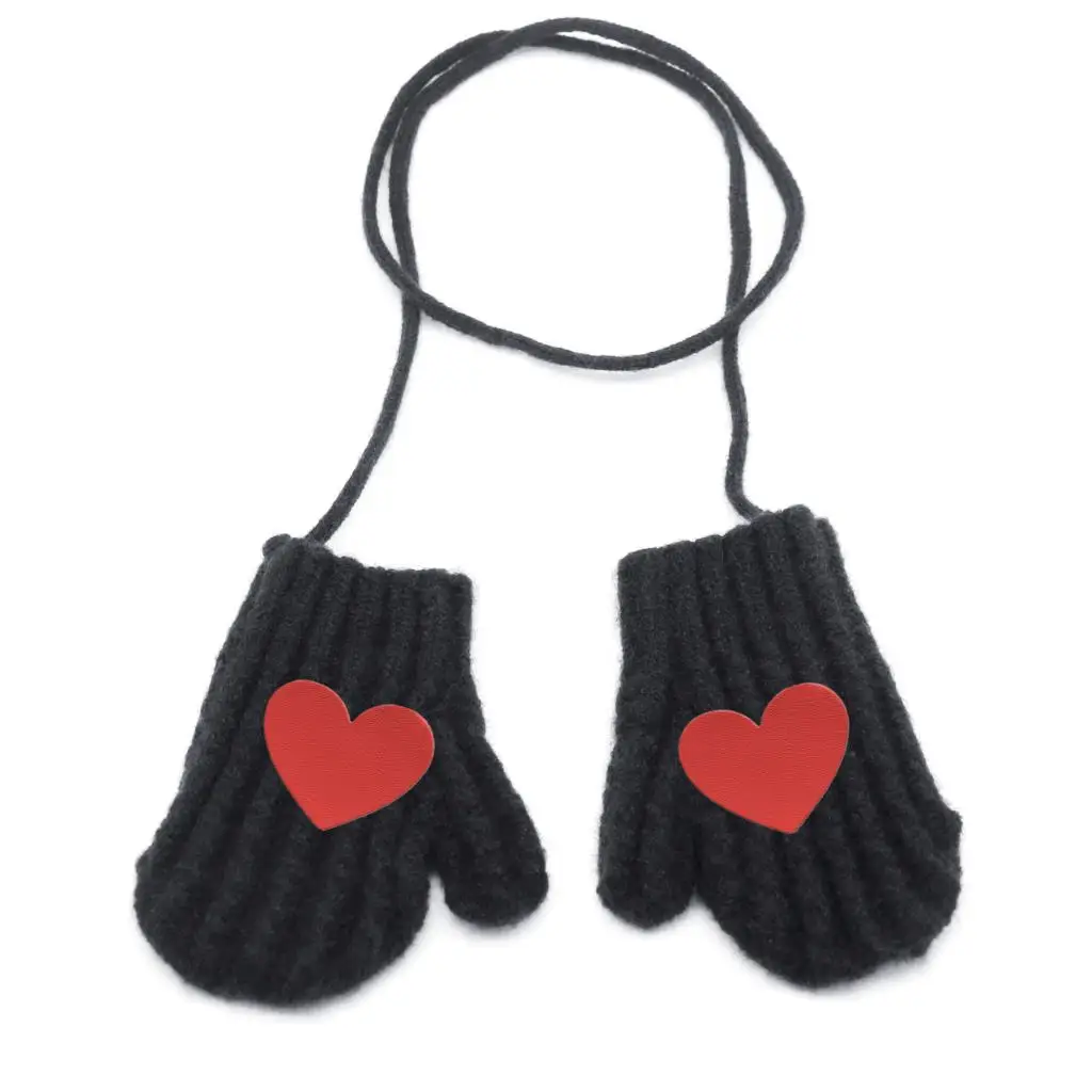 NEW Autumn and winter Acrylic knitted Warm mittens gloves For Baby and Kids Outdoor