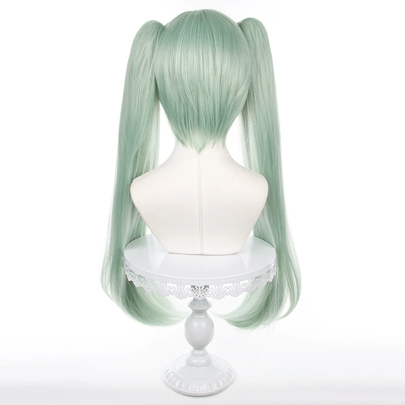 L-email wig Synthetic Hair Game Zenless Zone Zero Corin Cosplay Wigs 75cm Long Teal Green Color Women Wig Heat Resistant Wigs