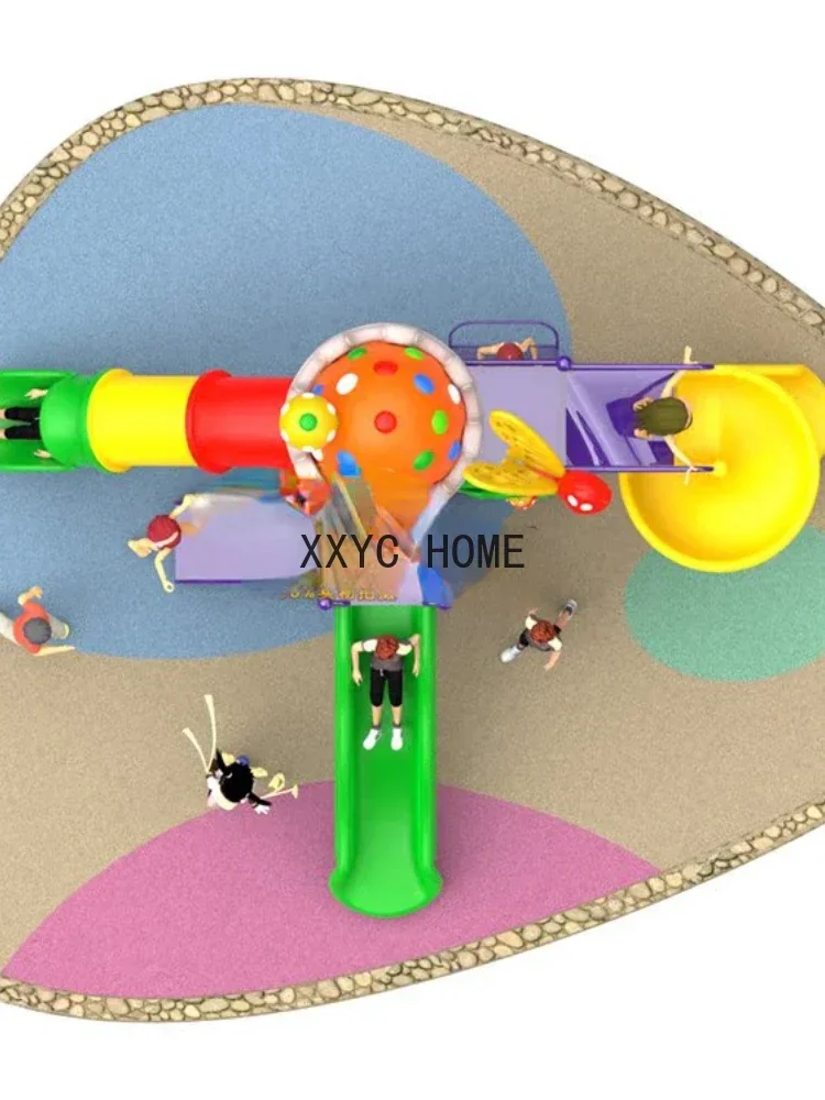 TAO Amusement Park Children Slide Kindergarten Doctor Slide Outdoor Swing
