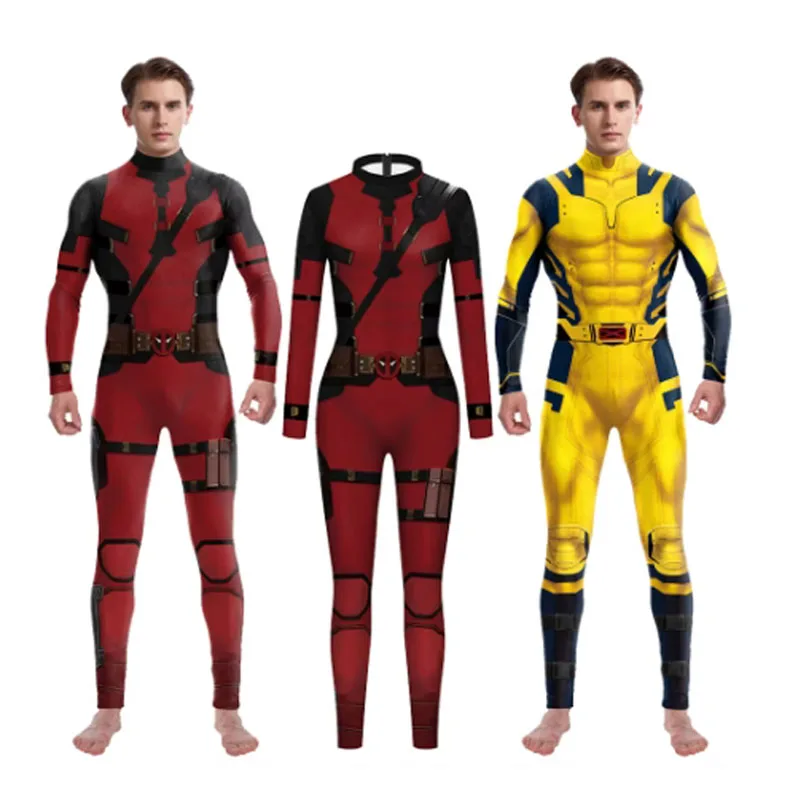 

Костюм для косплея супергероя Росомаха Дэдпула, костюм для косплея Росомаха для мужчин и женщин, костюм для Хэллоуина Zenti Джеймс, Howlett, боди