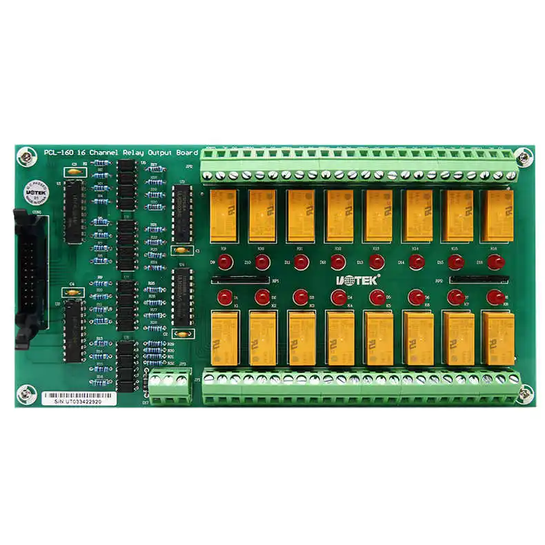 16 Channel Photoelectric Isolation Relay Output Control Card Yutai PCL-160