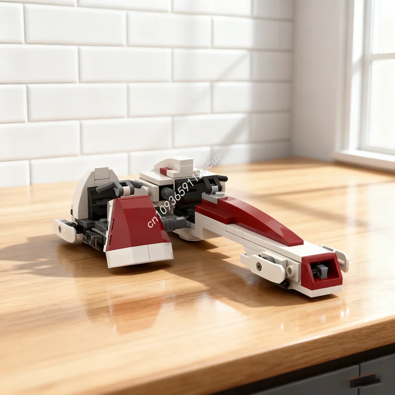 144 قطعة MOC Barc Speeder Sidecar بناء ستار معركة نموذج اللعب اللبنات تجميع DIY بها بنفسك الإبداعية هدايا عيد الميلاد الاطفال عيد ميلاد