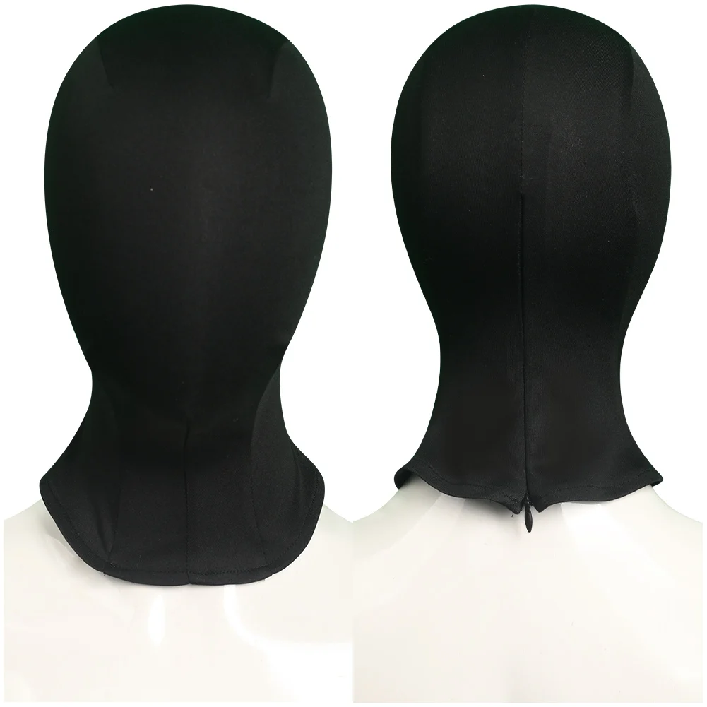Nun Cosplay Fantasy Mask Black Headgear Costume Props Movie The Nun 2 Disguise Outfit Adult Women Halloween Party Accessories