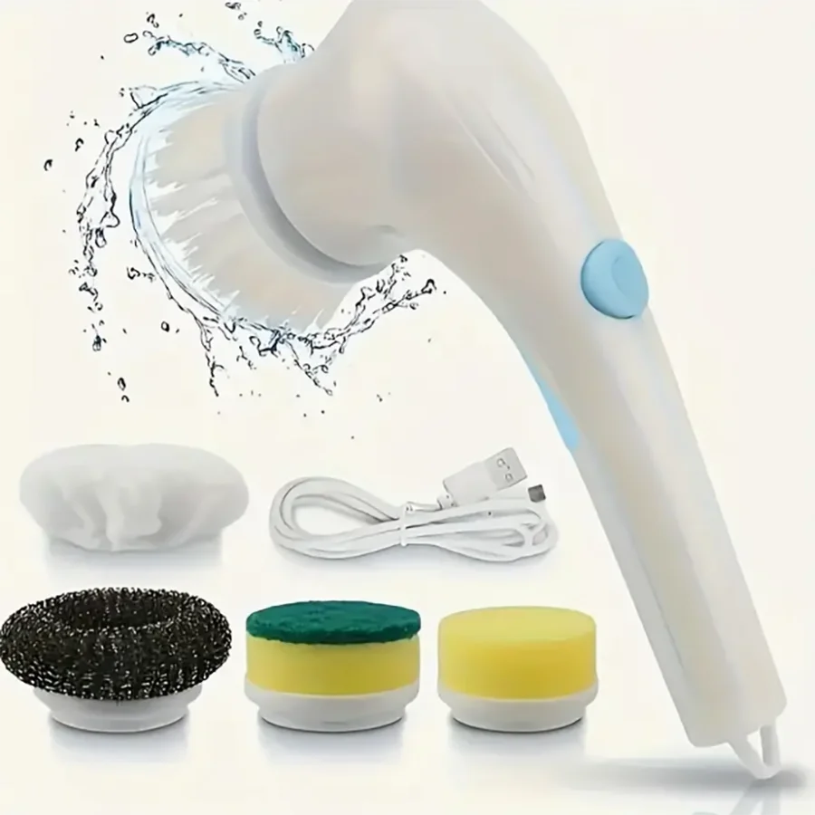 

Electric Spin Scrubber, Power Shower Scrubber for Bathroom, Kitchen, Tile, Sink, Bathtub & Grout