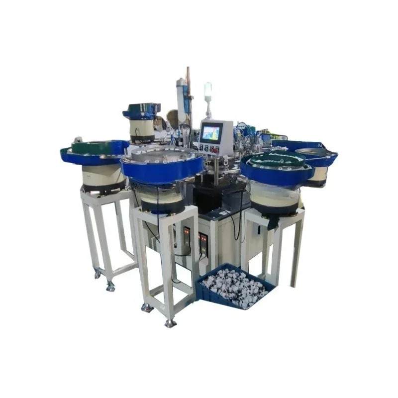 Stainless steel spool automatic assembly machine, automatic spool assembly equipment