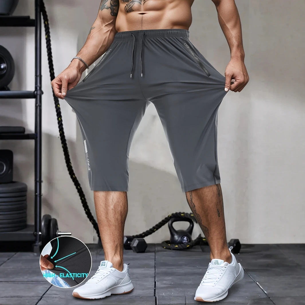 กางเกงวิ่งขาสั้นผู้ชายน้ำหนักเบา ระบายความร้อน แห้งเร็ว กางเกงขาสั้นฤดูร้อนสำหรับผู้ชาย ออกกำลังกาย เล่นกีฬา ฝึกซ้อมกลางแจ้ง ชุดกีฬา