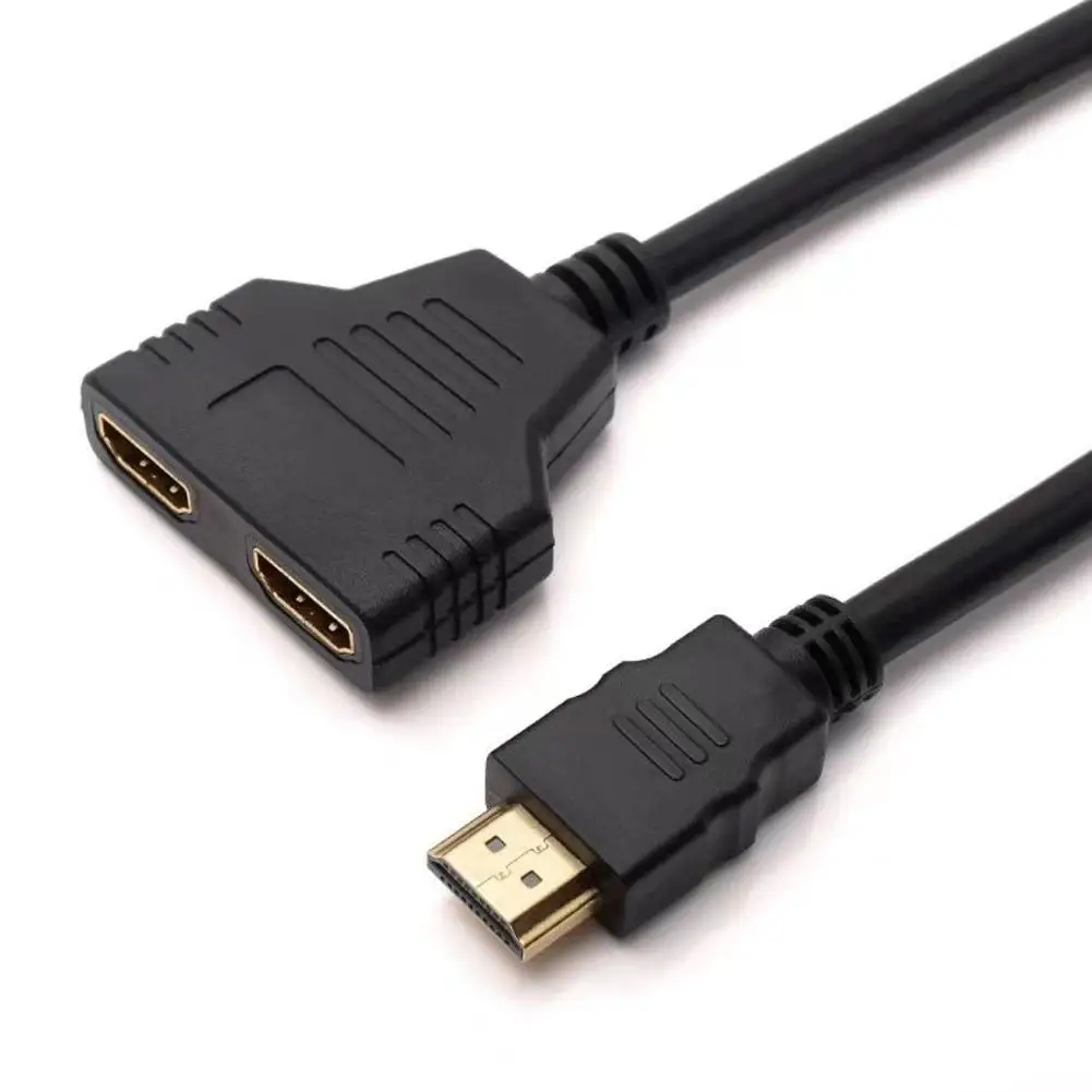 Переключатель HDMI Разветвитель HDMI 1 в 2, 4K для двух мониторов Ручной концентратор HDMI Поддержка зеркального экрана HD только для Xbox 4/3