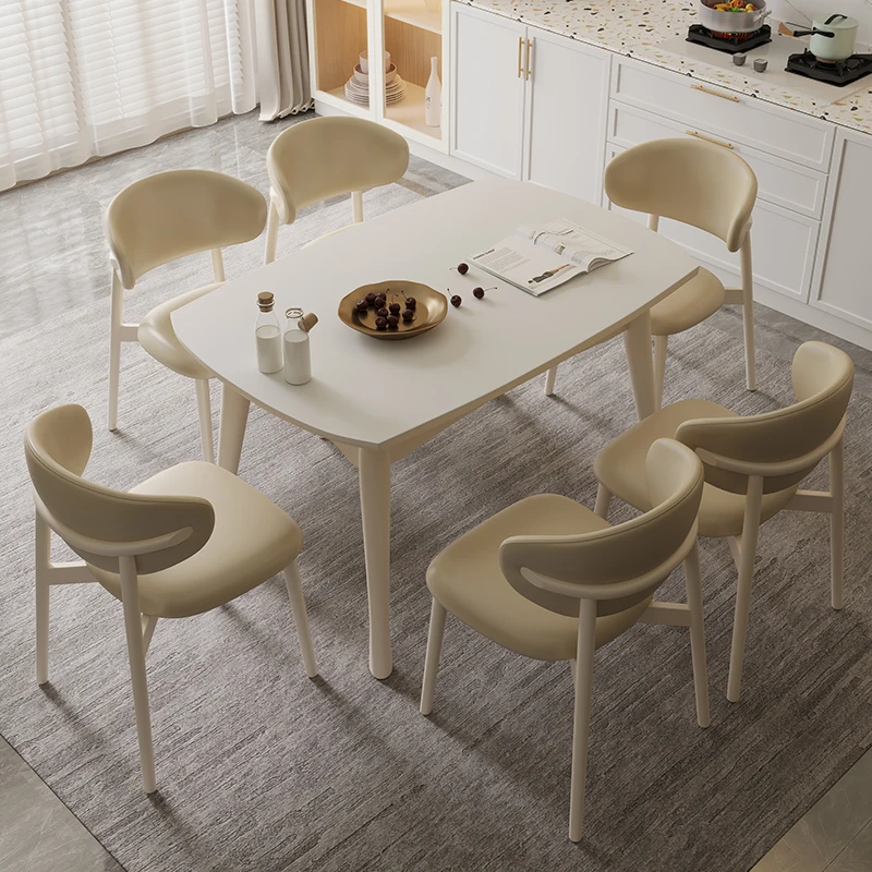 Dekorasi Meja Dapur Modern Luar Ruangan Tinggi Tinggi Meja Makan Nordik Lucu Mewah Tavolo Rotondo Pranzo Perabot Ruang Makan
