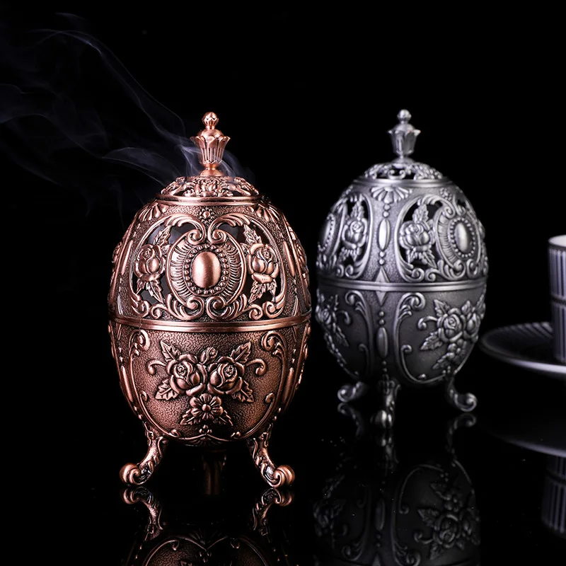 

Metal Arabian Religious Incense Burner, Creative Home Decor, Ornament for Spiritual Ambiance, Gift for Meditation Space