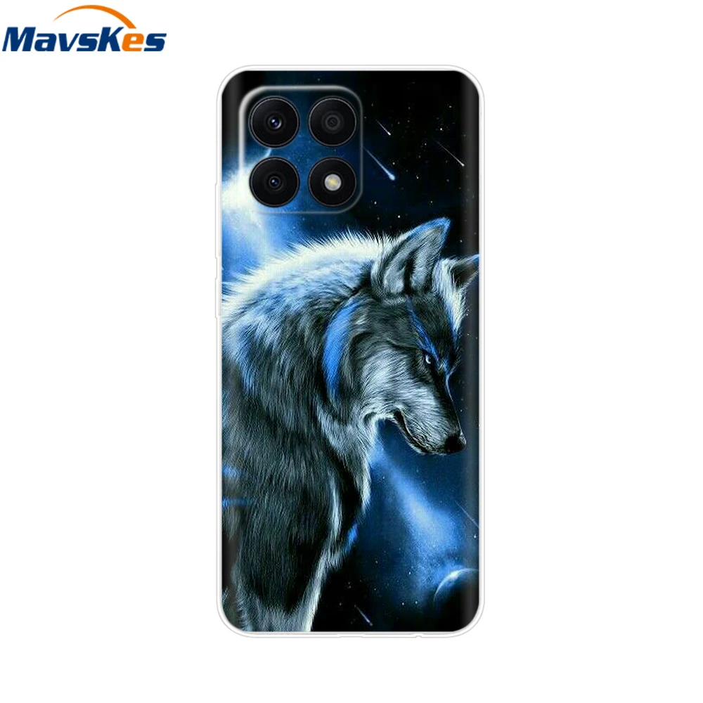 For Honor X8a 2023 Case 4G Funda Clear Soft Silicone TPU Phone Cover Case for Honor X8a Cover HonorX8a X 8a CRT-LX1 Bumper Coque