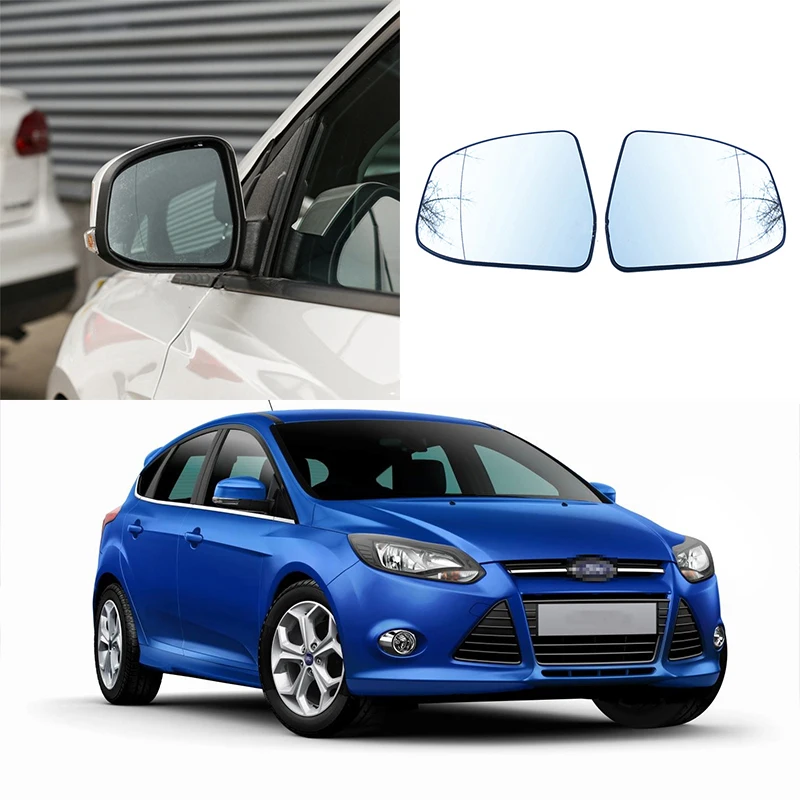 Car Heated Side Mirror Glass for Ford Focus II III MK2 DA DP DH DB DS 2 3 MK3 2008 2009 2018 Door Wing Rear View Left Right