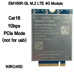 EM160R-GL  LTE-A Cat16 Module M.2 FDD-LTE TDD-LTE Support MIMO  4G Card For Laptop
