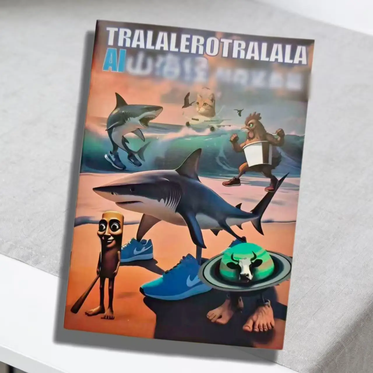 Italian Brainrot Animals Coloring Books - Tung Tung Tung Sahur Tracing Drawing Line Art Set for Kids