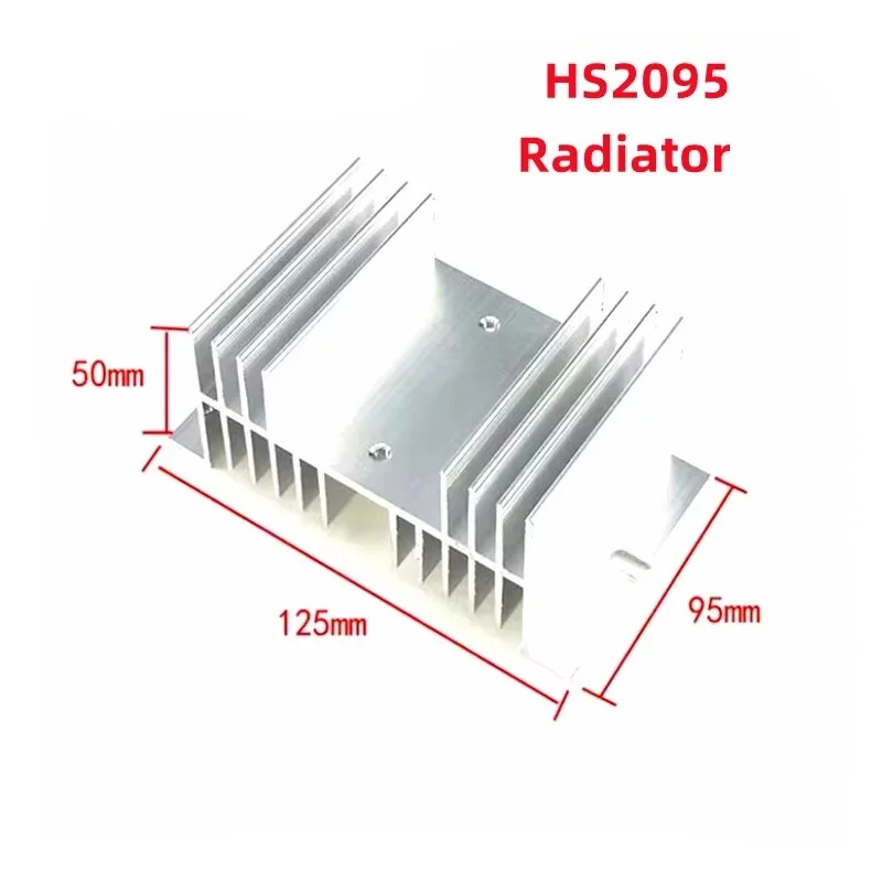 HS2095 Aluminum Heat Sink Radiator For MDS MDQ10-150A Single Phase three-phase rectifier bridge MDS MDQ10-150A