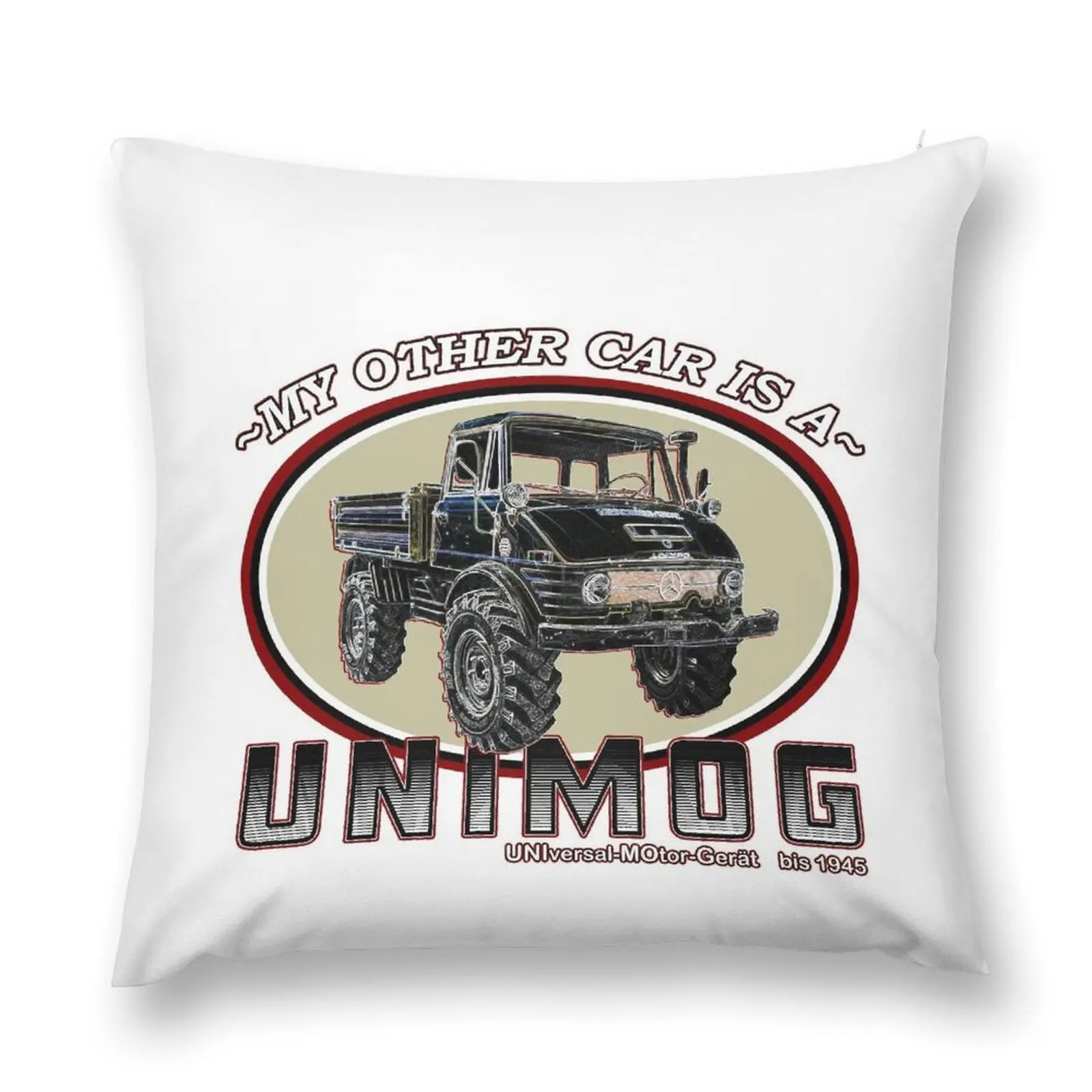 

My other car is a UNIMOG Throw Pillow Sofa Cover Christmas Pillowcase Luxury Pillow Cover Christmas Covers pillow