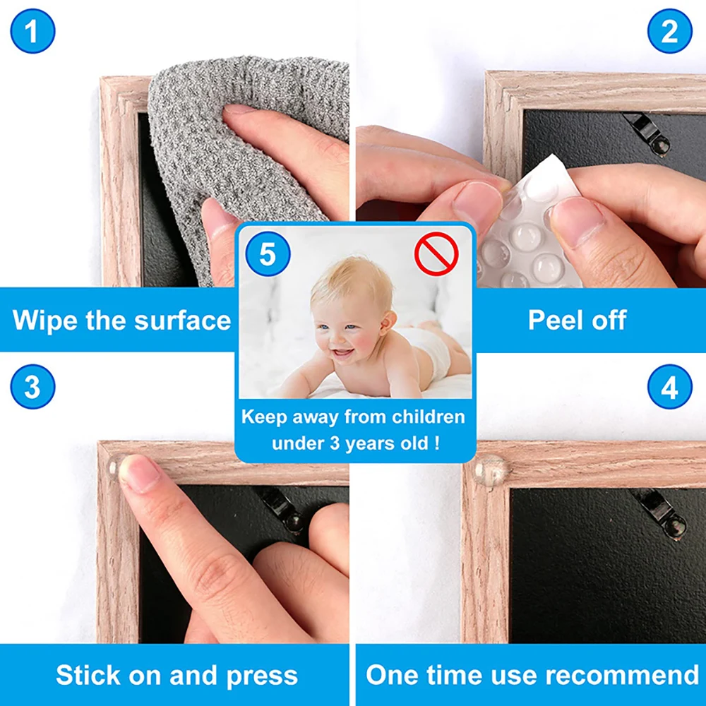 100 قطعة لينة سيليكون المطاط مكافحة زلة مصدات قدم منصات المثبط عازلة خزانة مصدات سيليكون الأثاث منصات درج وسادة الباب #5