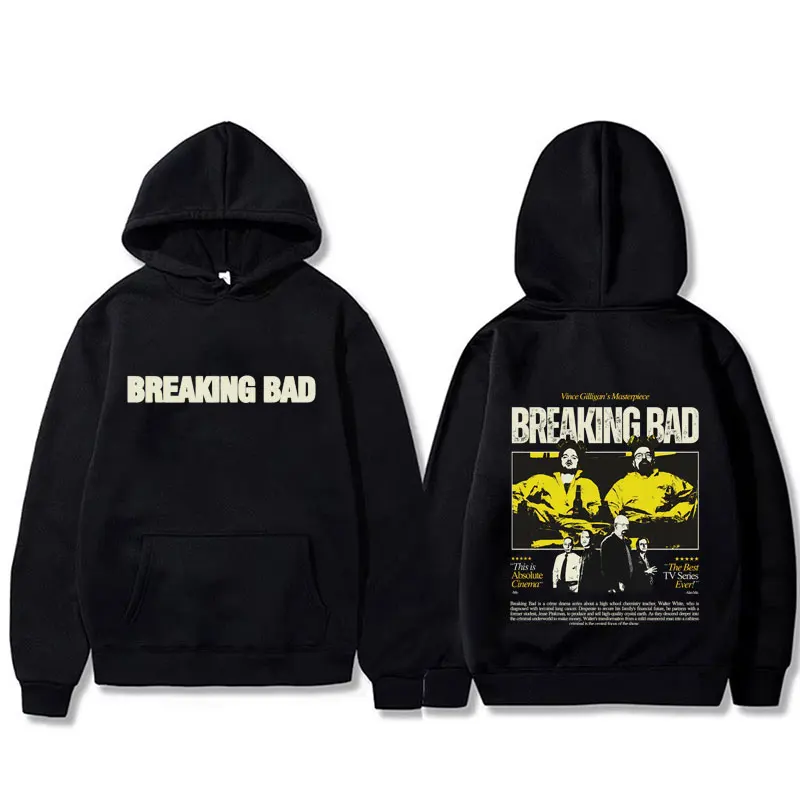 

Heisenberg TV Breaking Bad Graphic Hoodie Better Call Saul Print Hooded Sweatshirt Men Women Casual Vintage Oversized Hoodies
