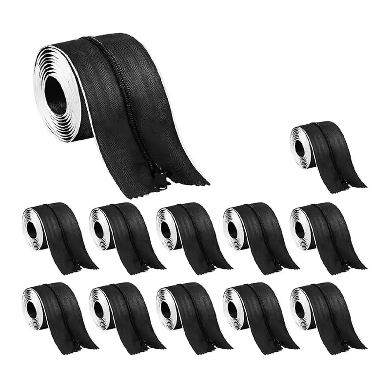 

【LAST CHANCE】Heavy-Duty Door Zipper 12 Rolls, Heavy-Duty Dust Protection Door Zipper, Heavy-Duty Zippers, Door Dust Protector Do