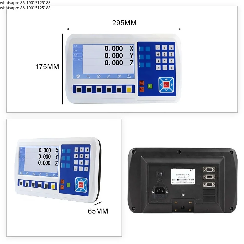 13 Languages BIG LCD DRO YH800 Digital Readout YH800-2V YH800-3V YH800-4V YH800-5V 2 3 4 5 Axis 7'' Display