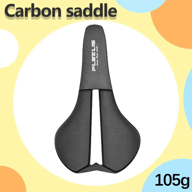 Carbon Seat for MTB Bicycle 145mm 105g Ultra Comfortable Bike Saddle for Men Road Mountain Gravel Cycling Seat Parts