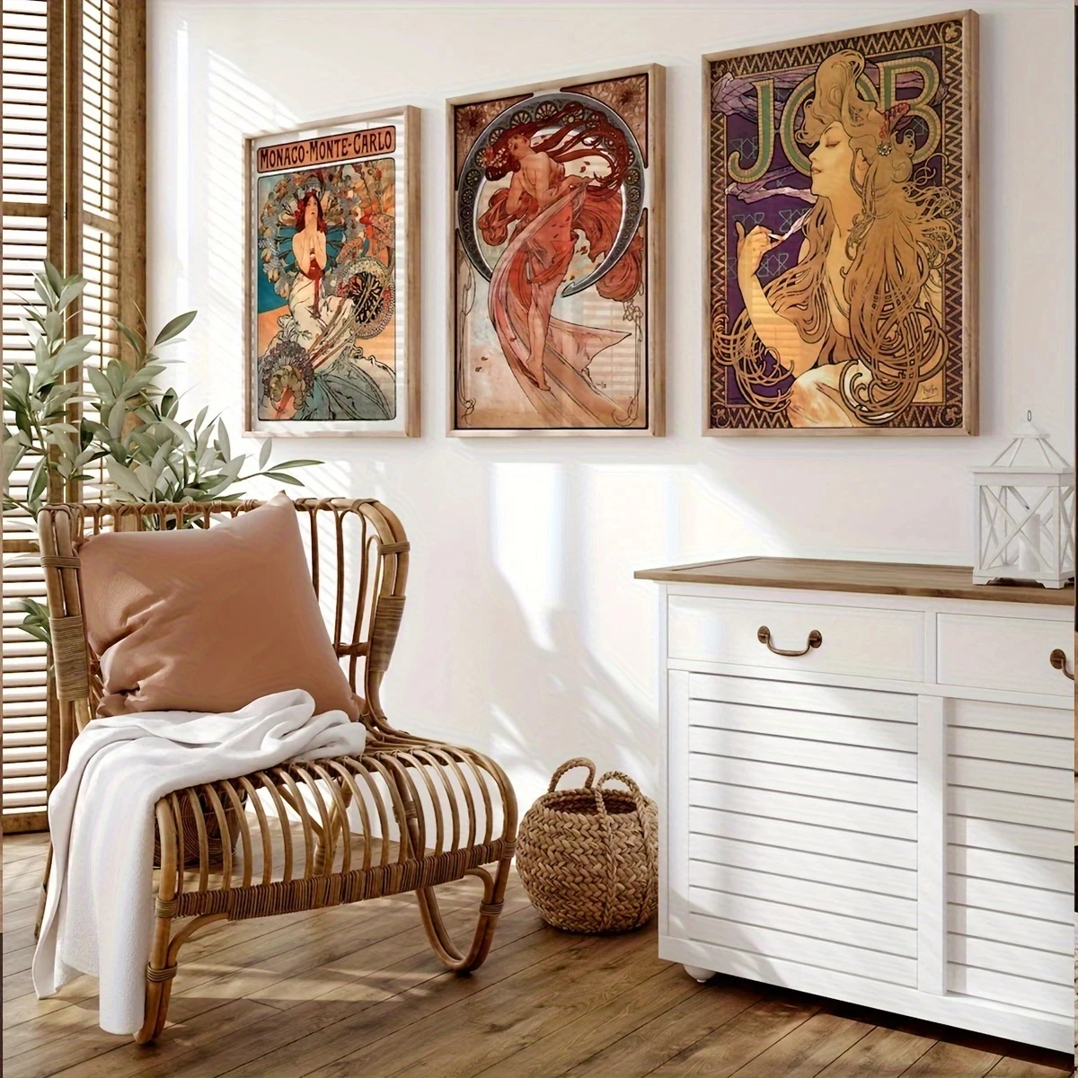 3 قطعة/المجموعة فرملس قماش المشارك الرجعية الفن صورة الرجعية الحديثة غرفة نوم غرفة المعيشة جدار غرفة الفن ديكور المنزل