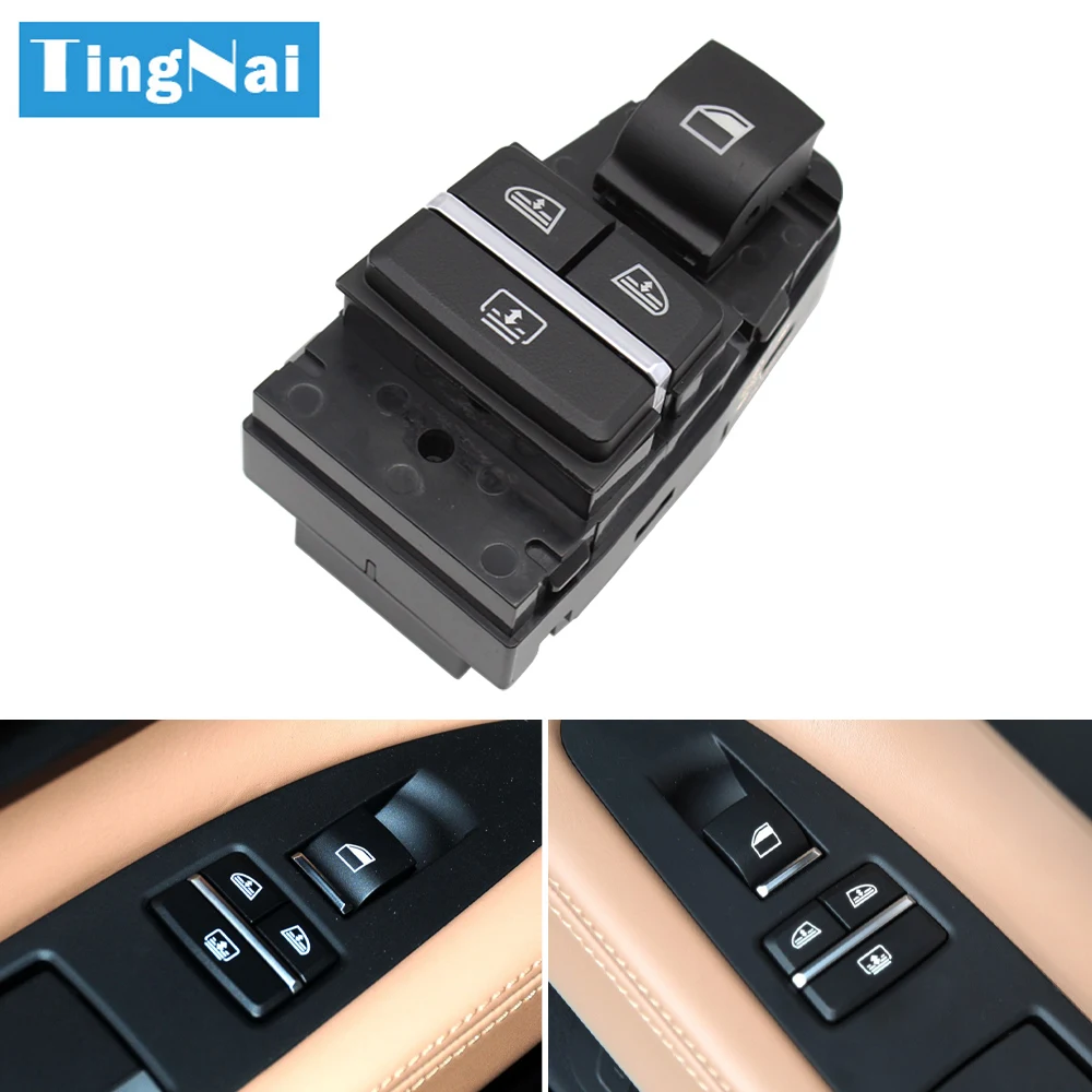 Rear Left Right Electric Power Window Lifter Switch Mirror Button For BMW 5GT 6 7 Series F07 F06 F01 F02 61319352183