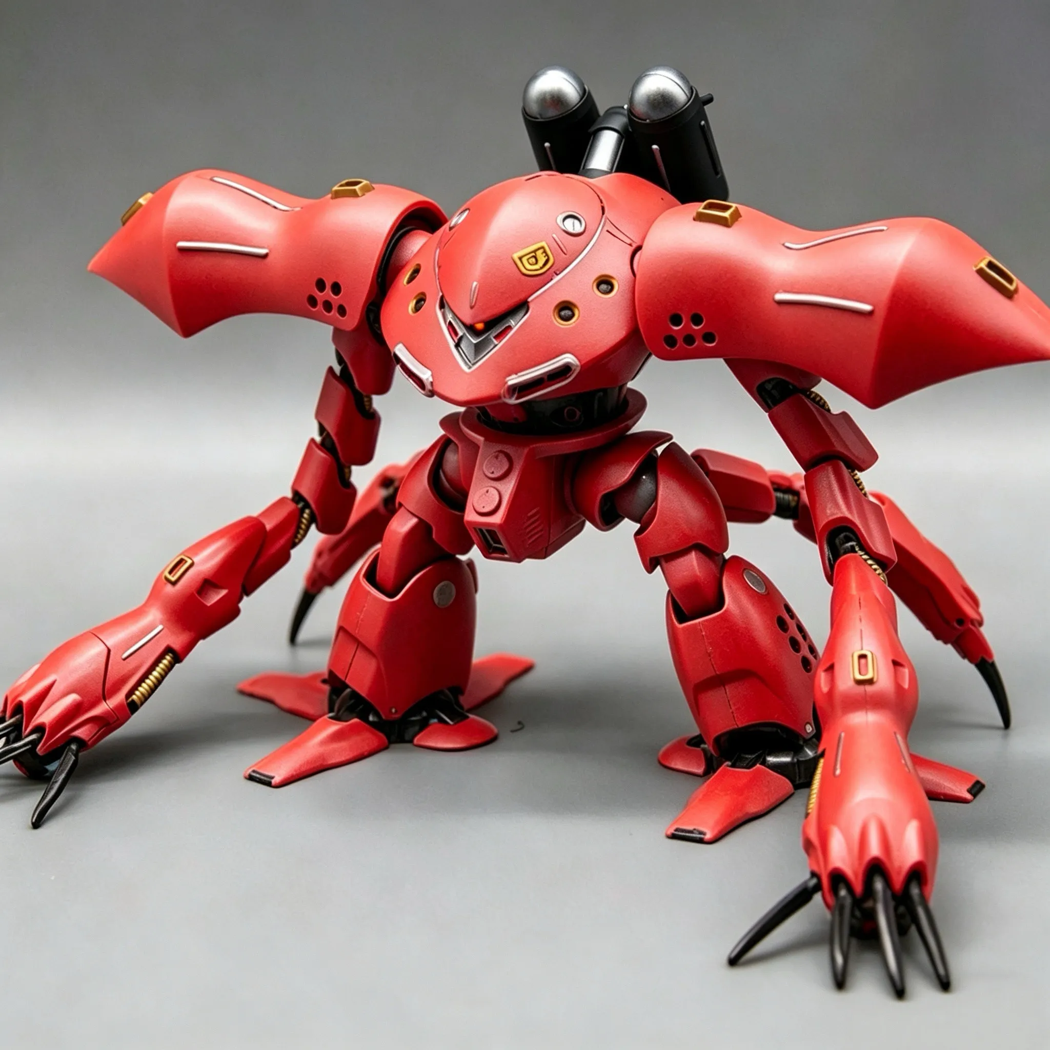 GL HGUC 1/144 037 Red Hygogg Long Arm: Kit de Montagem de Modelo, Boneco de Ação Colecionável, Brinquedo Quebra-Cabeça para Meninos, Presente, Ornamento de Mesa