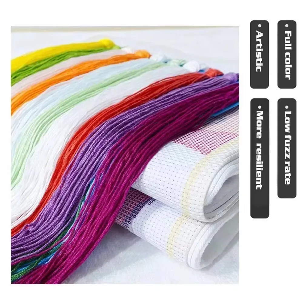 Photo Custom Embroidery Kits 11CT Cotton Thread DIY Printed On Canvas Painting Cross Stitch Needlework Set Handmade Gift view 3